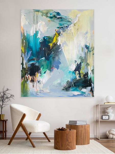 "ON TOP OF THE WORLD” Maleri