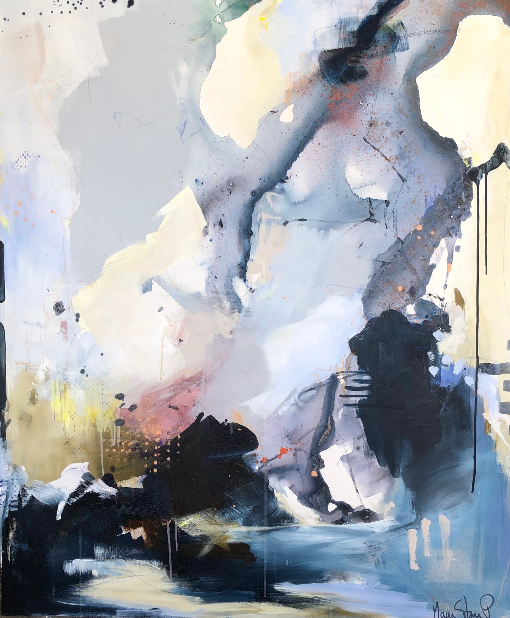 "BLUE HEIGHTS" Maleri