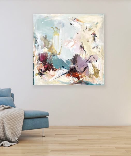 "SOMETHING BLUE" Maleri